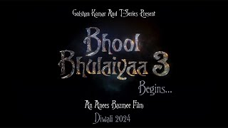 Bhool Bhulaiyaa 3 Begins  Kartik Aaryan Vidya Balan Tripti Dimri  Anees Bazmee  Bhushan Kumar [upl. by Utas712]