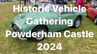 Historic Vehicle Gathering 2024 at Powderham Castle Saturday [upl. by Eiuqcaj]