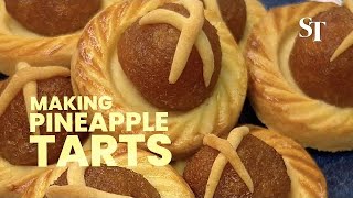 Making CNY pineapple tarts with Chef Anup Kumar [upl. by Itida]