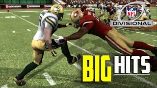 Backbreaker BIG HITS amp COLLISIONS » NFL Divisional Round 2024 [upl. by Enomyar]