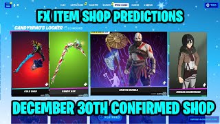 December 30th 2023 Fortnite Item Shop CONFIRMED  Fortnite Early Item Shop Prediction December 30th [upl. by Oratnek]