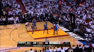 Mike Miller 7 threepointers win Miami Heat a NBA Championship 2012 [upl. by Peg]