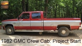 A Project Begins 1982 GMC 1 Ton Crew Cab [upl. by Everest854]