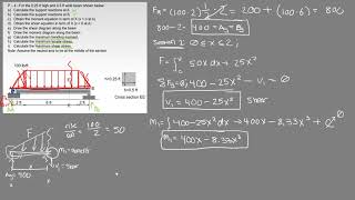 CE221  Statics  Beam Analysis [upl. by Lynne553]