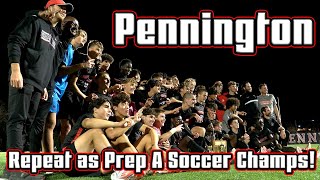 Pennington 6 Hun 1  Prep quotAquot Final  Red Hawks Repeat as Champs [upl. by Soilisav700]