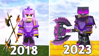 2018 vs 2023 in SkyBlock Blockman Go [upl. by Margaretha]