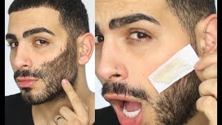 NO MORE SHAVING BEARD amp FACIAL UPPER LIP HAIR WAXING [upl. by Leahplar]