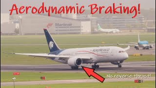 UNIQUE LANDING Aeromexico Boeing 7878 Uses AERODYNAMIC BRAKING To Its Advantage [upl. by Imogen]