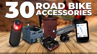 30 ESSENTIAL ROAD BIKE ACCESSORIES [upl. by Hwu]