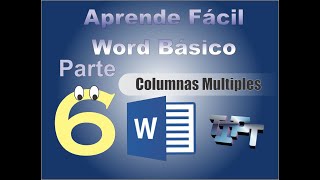 Aprende Facil  Word Tutorial 6 Texto Curvo y Columnas Multiples [upl. by Mastrianni]