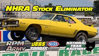 NHRA Stock Eliminator Drag Racing ELIMINATIONS JEGS SPORTSNationals [upl. by Home]