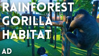 Making a Gorilla Habitat in Planet Zoo Console Edition [upl. by Lindsay]