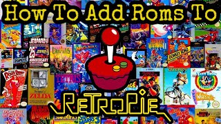 How To Add Roms To RetroPie  Raspberry Pi Video Game Card Rom Tutorial  RetroPie Guy [upl. by Bilbe]