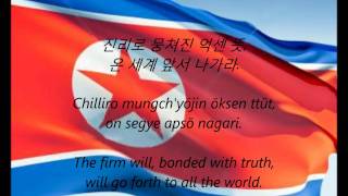 North Korean National Anthem  quotAegukkaquot KOEN [upl. by Nerhe758]