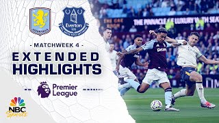 Aston Villa v Everton  PREMIER LEAGUE HIGHLIGHTS  9142024  NBC Sports [upl. by Eleazar286]