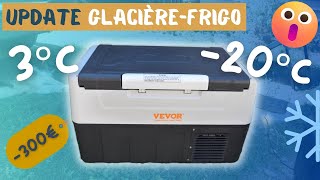 Une GLACIÈRE nomade 12V idéale vanlife  pas chère faible conso et silencieuse vevor [upl. by Nae]