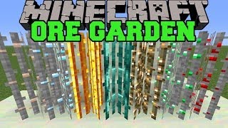 Minecraft ORE GARDEN GROW ORES AND OTHER ITEMS Mod Showcase [upl. by Ripley860]