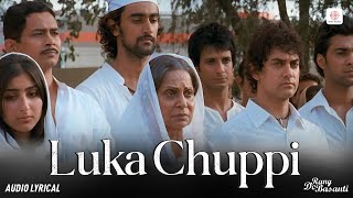 Luka Chuppi  Lyrical Song  Rang De Basanti  Aamir Khan  Lata Mangeshkar  AR Rahman [upl. by Lenehc]