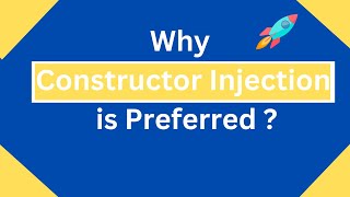 Why Constructor Injection is Preferred in Spring Boot   Constructor Injection vs Field Injection [upl. by Lindsley]