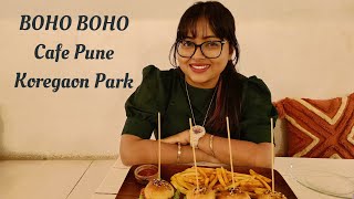 Boho Boho Cafe Pune  Koregaon Park  Pune night life  most instagrammable cafe in Pune [upl. by Iaj564]