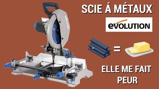 Review et test Scie à onglet spécial métal Evolution avis [upl. by Ameyn]