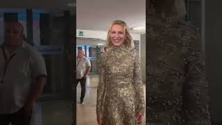 Cate Blanchett Arrives at San Sebastián Film Festival for Donostia Award [upl. by Strage150]