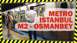 Metro Istanbul M2  Osmanbey  Vezneciler [upl. by Ruddie945]