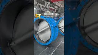 Butterfly Valve machine butterflyvalve valve worldsvalve worlds chinafactory valvefactory [upl. by Ellimahs]