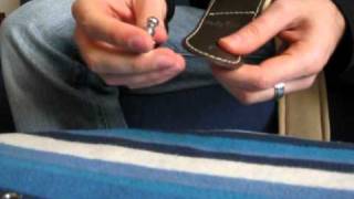 How to attach the Schaller Security Locks on the Epiphone Les Paultutorial English Version 22mpg [upl. by Tommi]