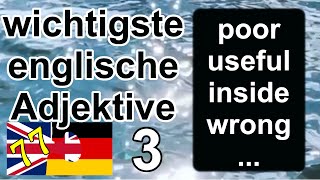 773 Wichtigste Adjektive  Englisch A1 A2 Basic [upl. by Pirozzo]