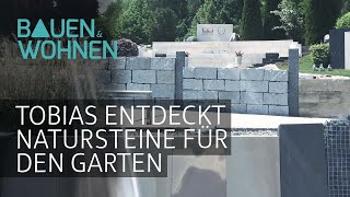 Garten Gartengestaltung mit Natursteinen  vom Bodenbelag bis zur Natursteinmauer [upl. by Sezen]