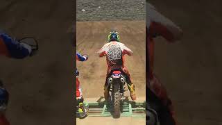 Mammoth Motocross starting line on a Honda 250 dirtbike dirtbiker motocross [upl. by Laurent413]