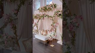 DIY Elegant Floral backdrop [upl. by Chaddie865]