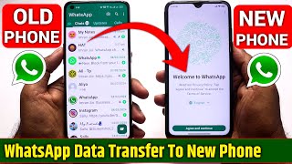 How to transfer WhatsApp Messeges From old to New Phone  Backup WhatsApp Data to new mobile [upl. by Margaretha]