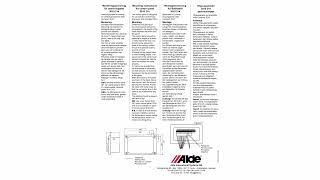 Alde 3010 Mekaaninen ohjauspaneeli käyttöohje [upl. by Melinda]