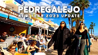 Pedregalejo Malaga Spain Sunny Day New Year Update January 2023 Costa del Sol  Andalucía 4K [upl. by Ikey92]