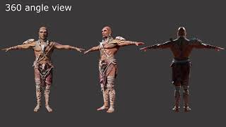 Character Modeling Showreel [upl. by Nairolf]