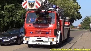 Ü   FEUERALARM IM KINDERHAUS MARKGRÖNINGEN  Feuerwehr amp DRK im Einsatz  Bürgermeister [upl. by Regazzi]