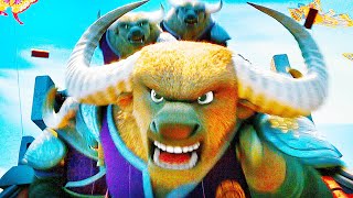 Bull Chase Scene  KUNG FU PANDA 4 2024 Movie CLIP HD [upl. by Orna]