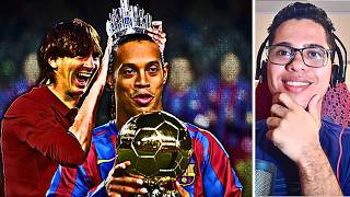 COMO RONALDINHO IMPEDIU A FALÊNCIA DO BARCELONA REACT [upl. by Genesia]