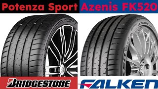 Bridgestone Potenza Sport vs Falken Azenis FK520 [upl. by Yrrehs]