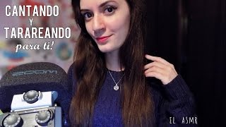 ♡ASMR español♡ CANTANDO y TARAREANDO para ti 🎵 ❤  hair brushing 1♥ [upl. by Beghtol958]