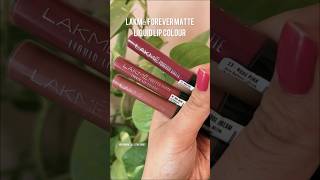 Lakme Forever Matte Liquid Lip Color Lip swatches  like youtube comment viral review lakme [upl. by Nertie971]