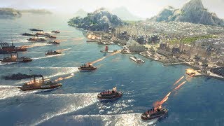 Anno 1800  Ep 8  HUGE INVASION amp LAST STAND DEFENSE  Anno 1800 Full Release Campaign Gameplay [upl. by Tatum]