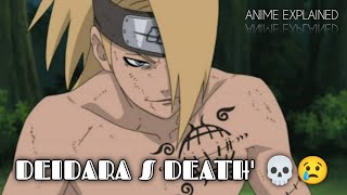 DEIDARA S DEATH 💀😢  DEIDARA KI MAUTH 😥 [upl. by Melanie581]