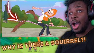 My First Time Reacting To Phineas amp Ferb Songs [upl. by Ahsenre306]