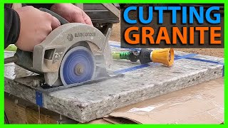 How To Cut Granite Countertop [upl. by Monroy100]