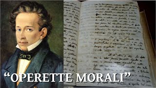 Giacomo Leopardi  Operette Morali [upl. by Yvor]