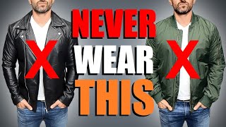 7 Jackets Men Should NEVER Wear [upl. by Nnaeirual]