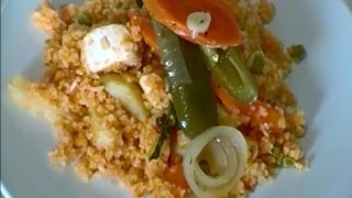 Arroz con pollo a la cacerola RecetasdeLuzMa [upl. by Rehtae]